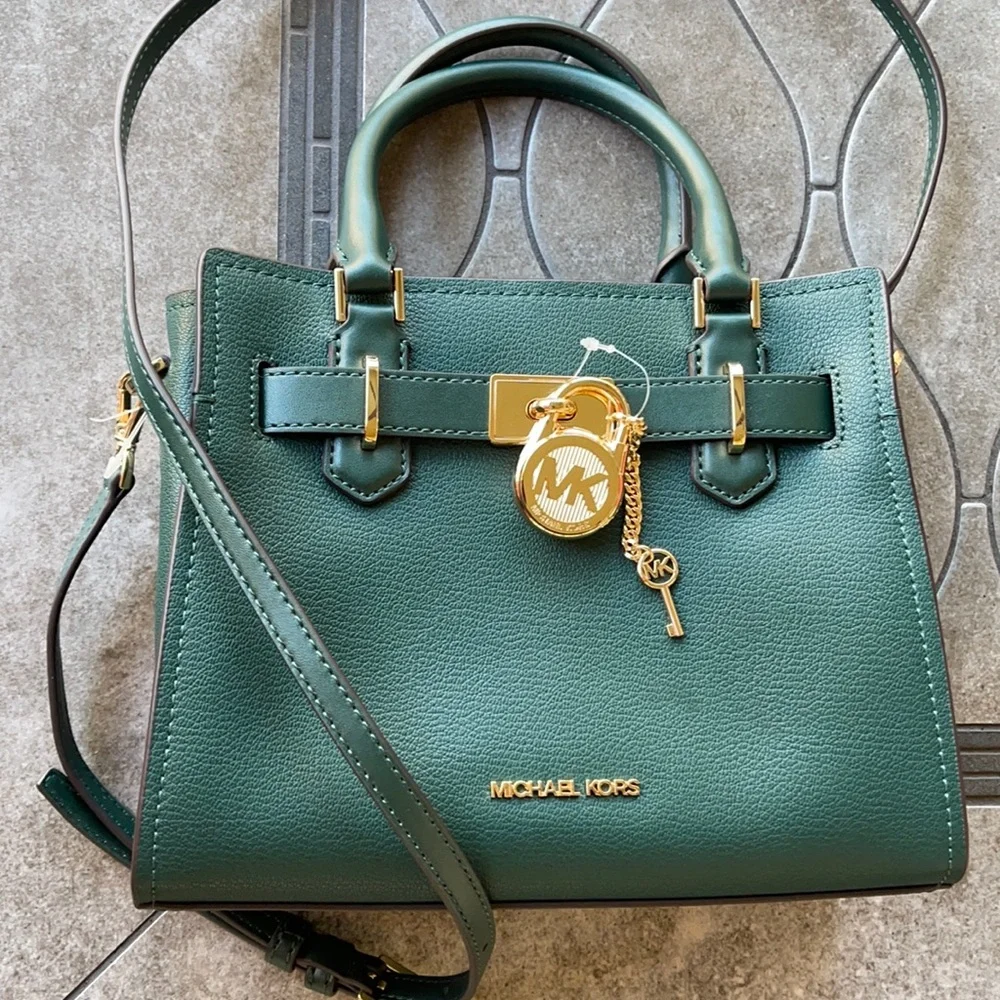 Michael Kors Hamilton Small Satchel Shoulder Crossbody Bag